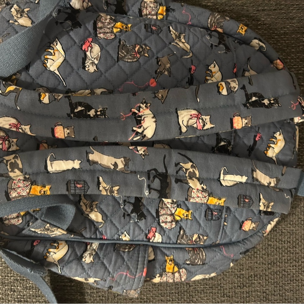 Vera Bradley Cat’s Meow Print Mini Backpack - Picture 3 of 5